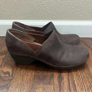 Merrell Emma Leather Brunette Mules Clogs Shoes J45650 Women’s Size 10
